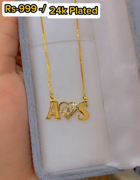 New stylish alphabet necklace